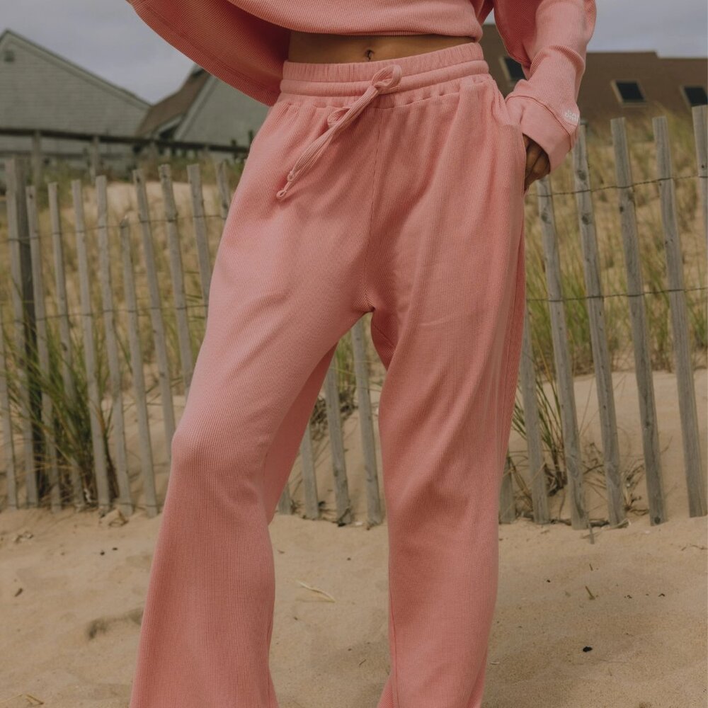Daily Drills Thermal Resort Pants NWT Dusty Rose M/L